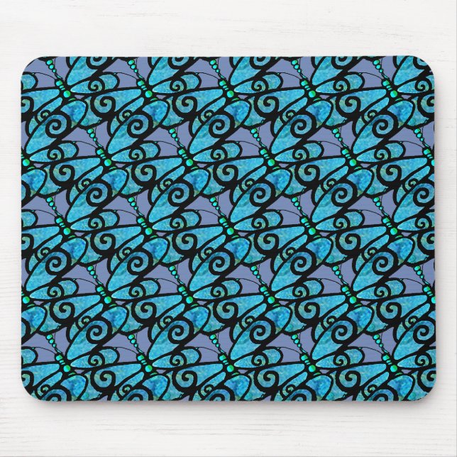 KiniArt Dragonflies Mousepad (Front)