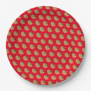 KiniArt Falafel Sandwich Paper Plate