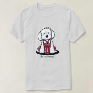 KiniArt Formal Wear Maltese T-Shirt