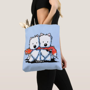 KiniArt Foxtrot Westies Tote