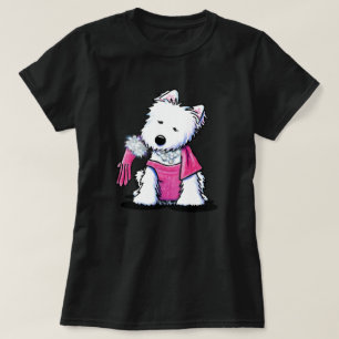 KiniArt Glamour Westie  T-Shirt