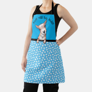 KiniArt Goat All-Over Print Apron