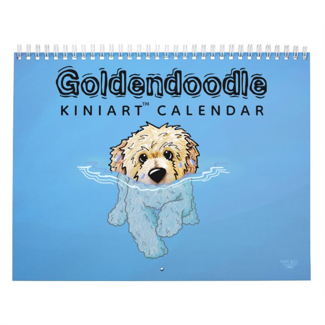KiniArt Goldendoodle Calendar (Cover)