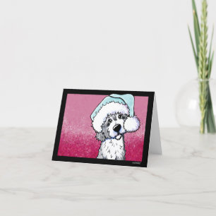 KiniArt Goldendoodle Christmas Card