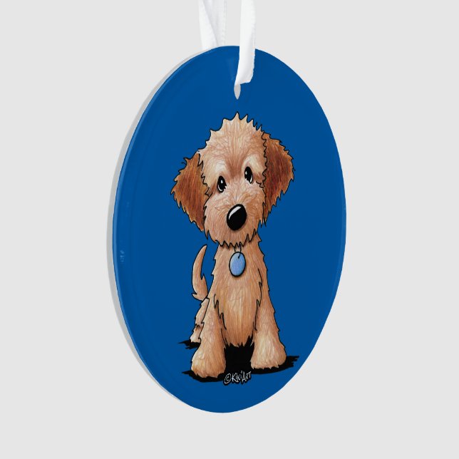 KiniArt Goldendoodle Ornament (Front)
