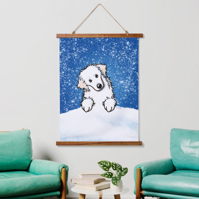 KiniArt Great Pyrenees Hanging Tapestry (Living Room)