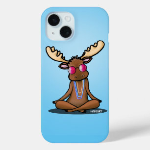 KiniArt Groovy Moose iPhone 15 Case