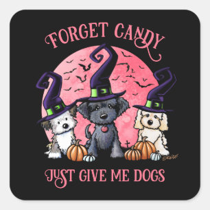 KiniArt Halloween Trio Square Sticker