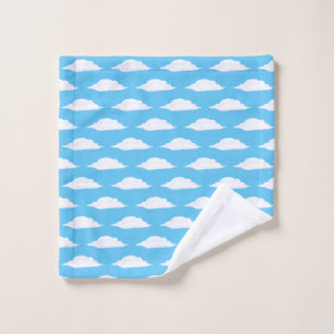 KiniArt Happy Clouds Bath Towel Set