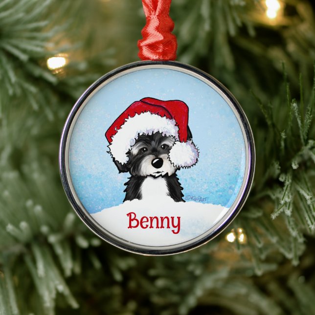 KiniArt Havanese Christmas Metal Tree Decoration (Tree)