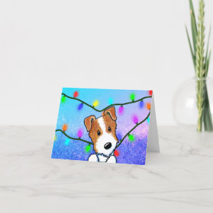 KiniArt Jack Russell Christmas Card