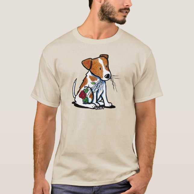 KiniArt Jack Russell Terrier  T-Shirt (Front)