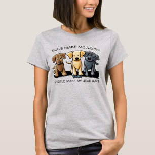 KiniArt Labrador Trio T-Shirt