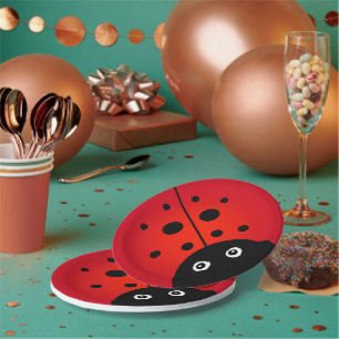 KiniArt Ladybug Paper Plate