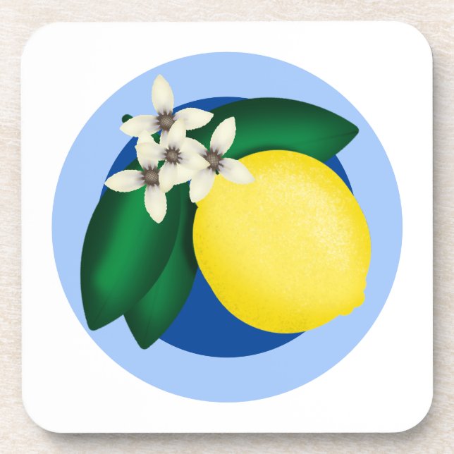 KiniArt Lemon Coaster (Front)