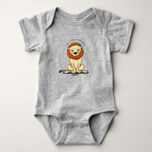 KiniArt Lion Baby Bodysuit