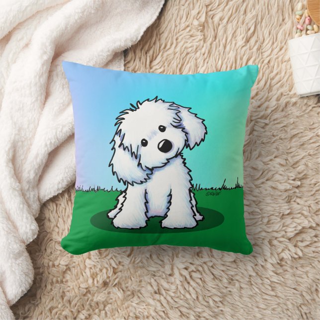 KiniArt Maltese Cushion (Blanket)