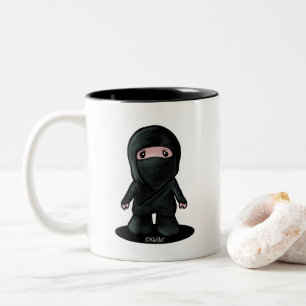 KiniArt Ninja Two-Tone Coffee Mug