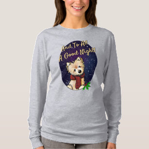 KiniArt Norwich Terrier Christmas T-Shirt
