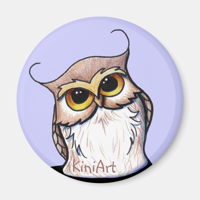 KiniArt OWL Magnet (Front)