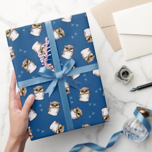 KiniArt Owl Wrapping Paper