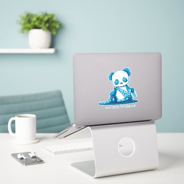 KiniArt Panda Cub  (Laptop On Desk)