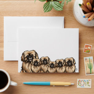 KiniArt Pekingese Dogs Envelope