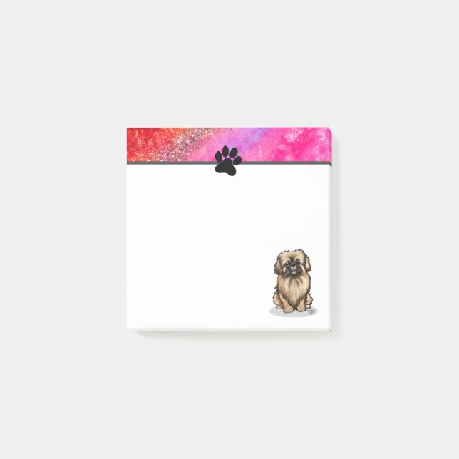 KiniArt Pekingese Post-it Notes (Front)