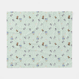 KiniArt Pit Bull Fleece Blanket