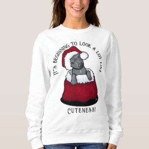 KiniArt Pitbull Christmas Sweatshirt