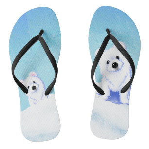 KiniArt Polar Bear Flip Flops