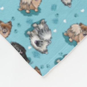 KiniArt Pom Parade Fleece Blanket