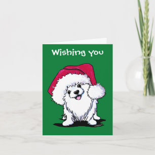 KiniArt Pomeranian Dog Christmas Cards