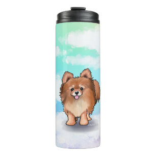 KiniArt Pomeranian Thermal Tumbler