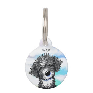 KiniArt Portuguese Waterdog Pet ID Tag