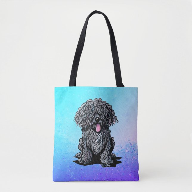 KiniArt Puli Tote Bag (Front)