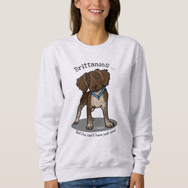 KiniArt Roan Brittany Lover Sweatshirt (Front)