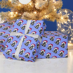 KiniArt Schnauzer Christmas Wrapping Paper