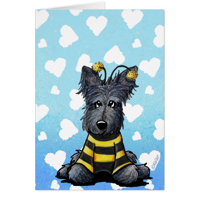 KiniArt Scottie Dog Bee (Front)