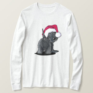 KiniArt Scottish Moon Santa T-Shirt