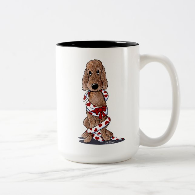 KiniArt Shaved Chocolate Doodle Mug (Right)