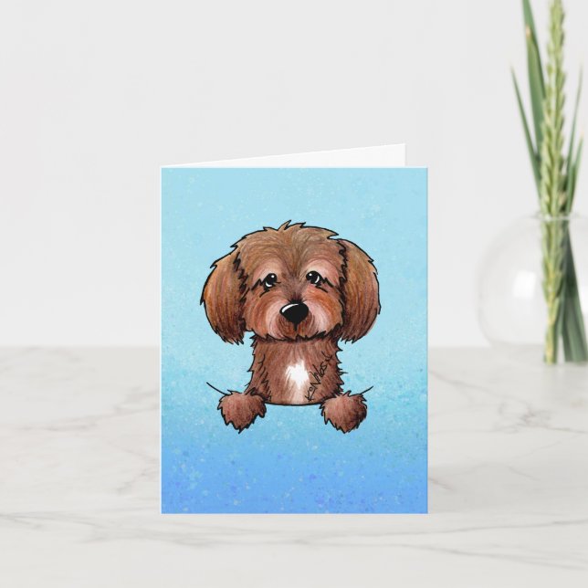 KiniArt Shih Tzu Invitation (Front)