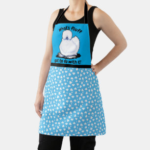 KiniArt Silkie Chicken All-Over Print Apron