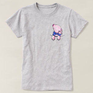 KiniArt Sleepy Pocket Piglet T-Shirt
