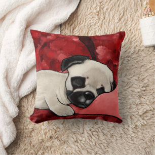 KiniArt Sleepy Pug Cushion