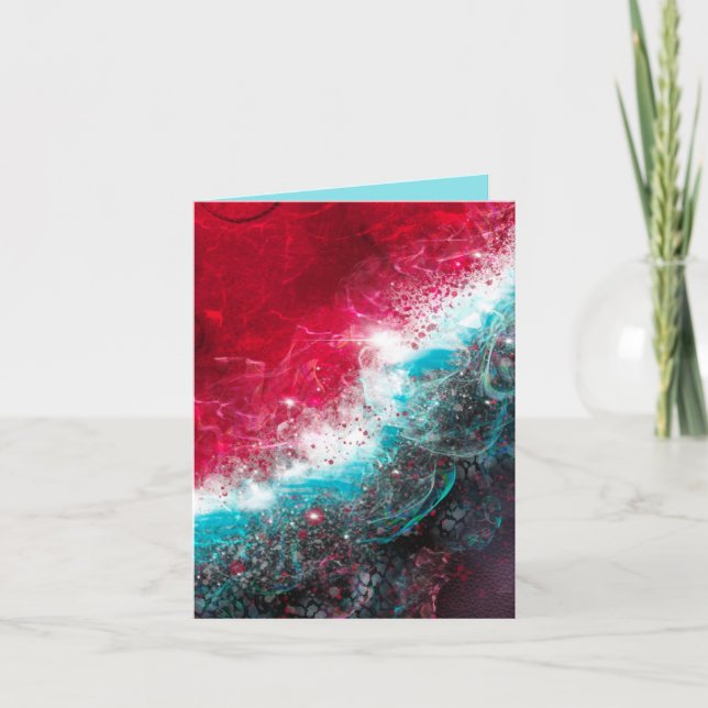 KiniArt Slice Of Life Note Card (Front)