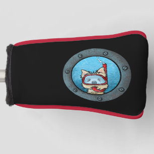 KiniArt Snorkelling Cairn Terrier Golf Head Cover