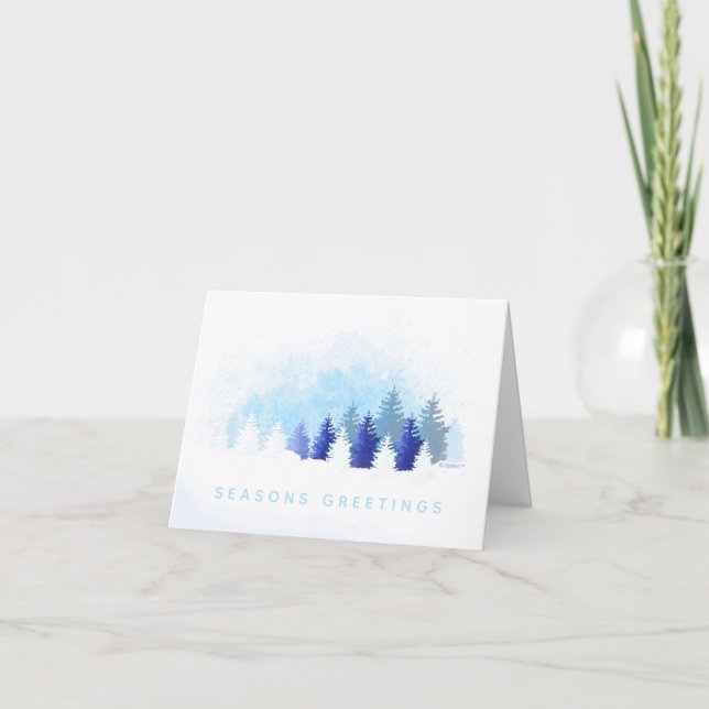 KiniArt Snowy Forest Christmas Cards (Front)