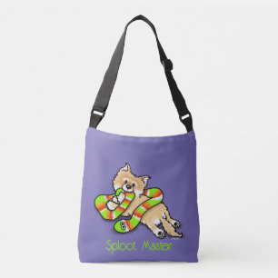 KiniArt Sploot Master Pom Crossbody Bag