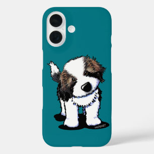 KiniArt St. Bernard iPhone 16 Case
